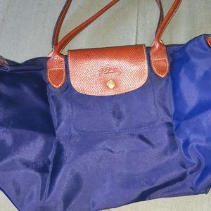 Navy Longchamp Bag